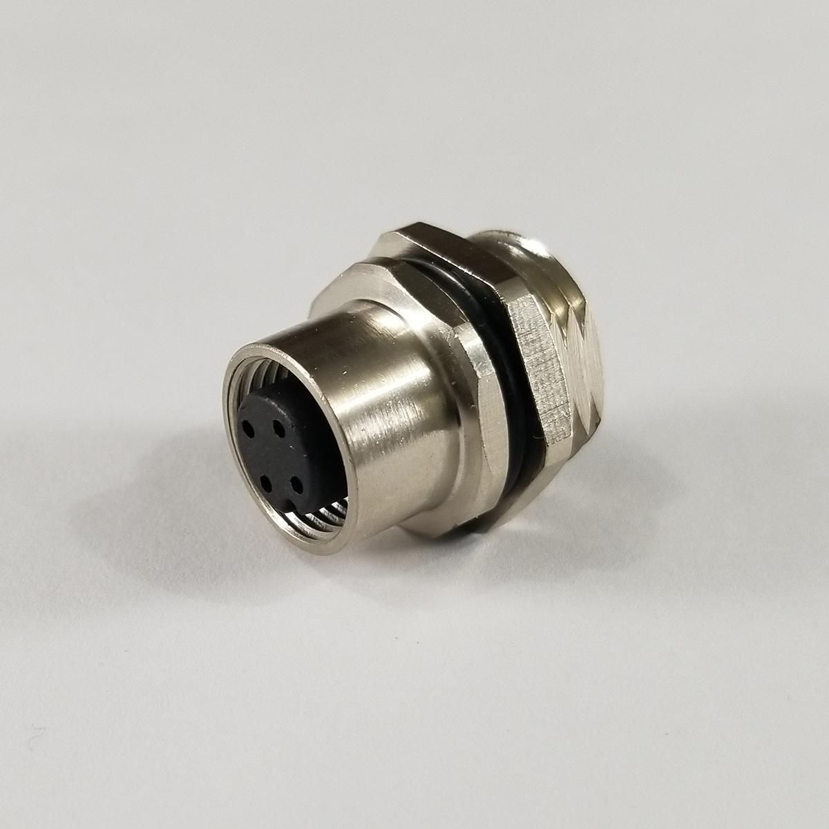 STA - M12 front mount female bulkhead #EEC0234